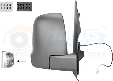 Van Wezel 2973808 - Rétroviseur extérieur droxauto.com