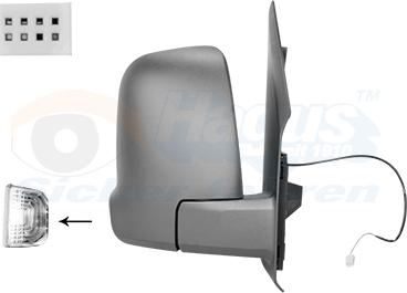 Van Wezel 2973802 - Rétroviseur extérieur droxauto.com