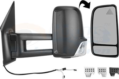 Van Wezel 2973813 - Rétroviseur extérieur droxauto.com