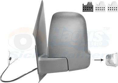Van Wezel 2973817 - Rétroviseur extérieur droxauto.com