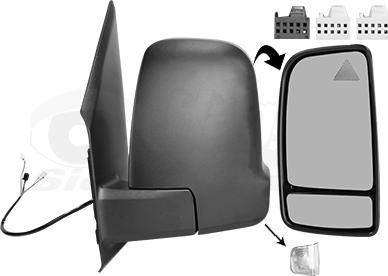 Van Wezel 2973827 - Rétroviseur extérieur droxauto.com