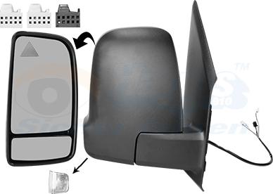 Van Wezel 2973826 - Rétroviseur extérieur droxauto.com