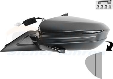 Van Wezel 2590805 - Rétroviseur extérieur droxauto.com