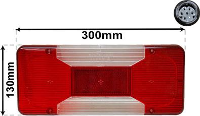 Van Wezel 2815925 - Feu arrière droxauto.com