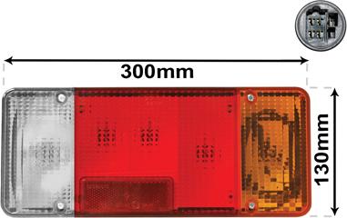 Van Wezel 2810926 - Feu arrière droxauto.com