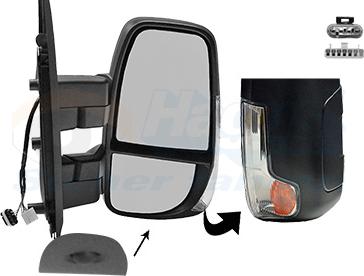 Van Wezel 2817818 - Rétroviseur extérieur droxauto.com