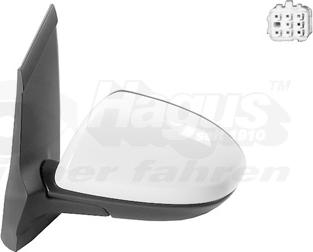 Van Wezel 2741805 - Rétroviseur extérieur droxauto.com