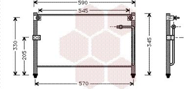 Van Wezel 27005118 - Condensateur, climatisation droxauto.com
