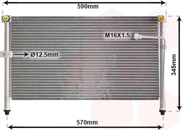 Van Wezel 27005112 - Condensateur, climatisation droxauto.com