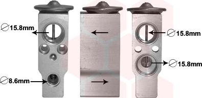 Van Wezel 27001257 - Détendeur, climatisation droxauto.com