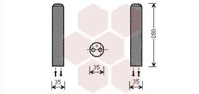 Van Wezel 2700D234 - Filtre déshydratant, climatisation droxauto.com