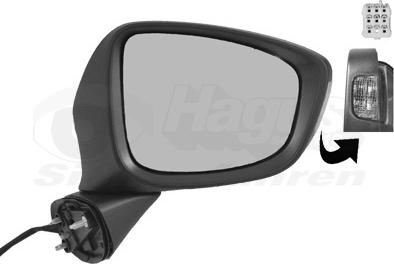 Van Wezel 2780818 - Rétroviseur extérieur droxauto.com