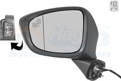 Van Wezel 2780827 - Rétroviseur extérieur droxauto.com