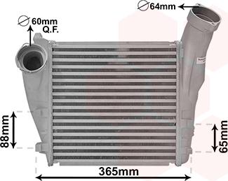 Van Wezel 74004057 - Intercooler, échangeur droxauto.com