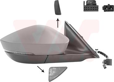 Van Wezel 7647828 - Rétroviseur extérieur droxauto.com