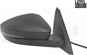 Van Wezel 7624806 - Rétroviseur extérieur droxauto.com
