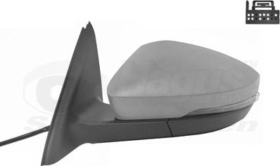 Van Wezel 7624807 - Rétroviseur extérieur droxauto.com