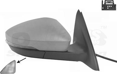 Van Wezel 7624818 - Rétroviseur extérieur droxauto.com
