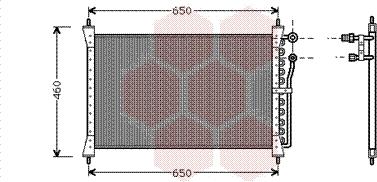 Van Wezel 77005012 - Condensateur, climatisation droxauto.com