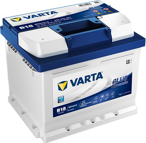 Varta 543016037G502 - Batterie de démarrage droxauto.com