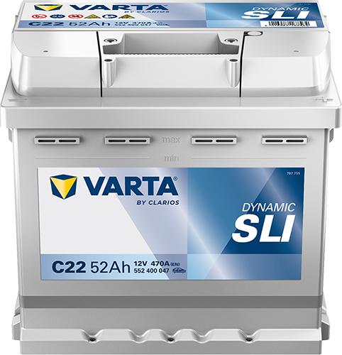 Varta 552400047K262 - Batterie de démarrage droxauto.com