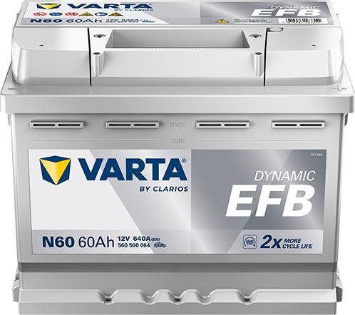 Varta 560500064K262 - Batterie de démarrage droxauto.com