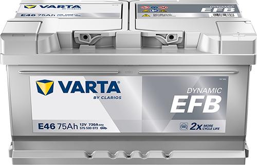 Varta 575500073K262 - Batterie de démarrage droxauto.com