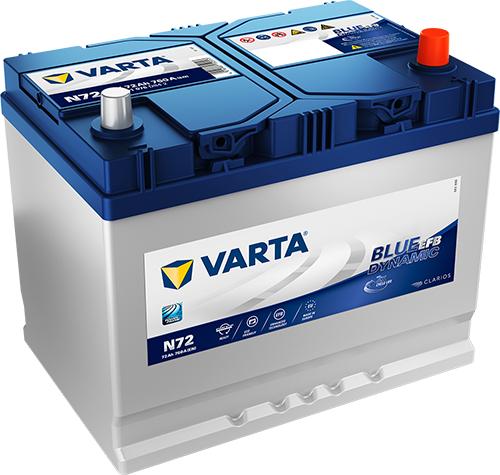 Varta 572501076G502 - Batterie de démarrage droxauto.com