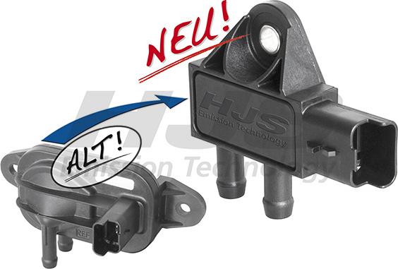 VEGAZ ADS-022 - Capteur, pression des gaz échappement droxauto.com