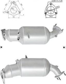 VEGAZ SEK-941 - Filtre à particules / à suie, échappement droxauto.com
