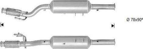 VEGAZ CK-322SIC - Filtre à particules / à suie, échappement droxauto.com