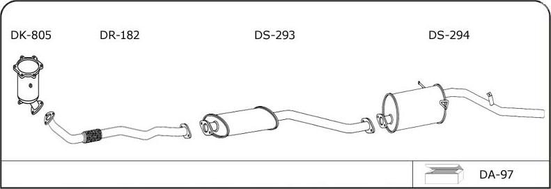 VEGAZ D144 - Échappement droxauto.com
