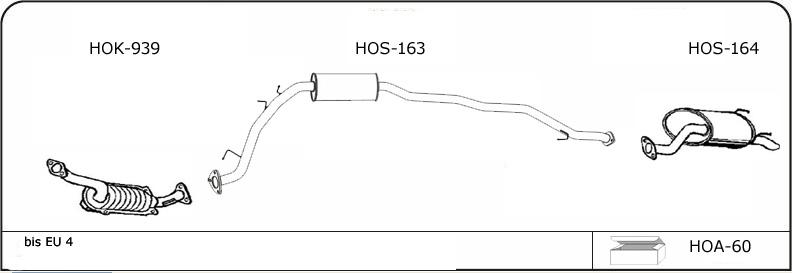 VEGAZ HO100 - Échappement droxauto.com