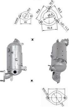 VEGAZ HUK-325 - Filtre à particules / à suie, échappement droxauto.com
