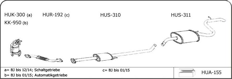 VEGAZ HY114 - Échappement droxauto.com