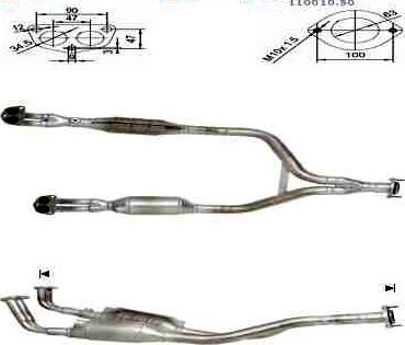 VEGAZ VM-137 - Raccord de tuyau, système d'échappement droxauto.com