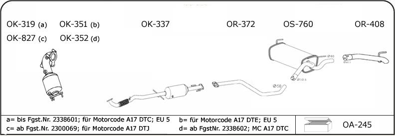 VEGAZ OP182 - Échappement droxauto.com
