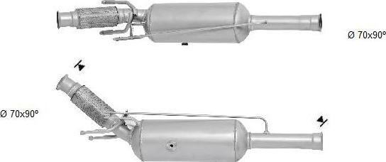 VEGAZ PGK-378SIC - Filtre à particules / à suie, échappement droxauto.com