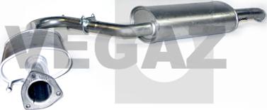 VEGAZ PGS-284 - Silencieux arrière droxauto.com