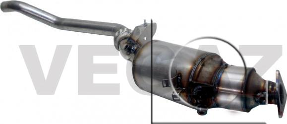 VEGAZ SEK-938 - Filtre à particules / à suie, échappement droxauto.com