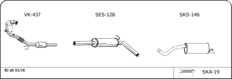 VEGAZ SK244 - Échappement droxauto.com