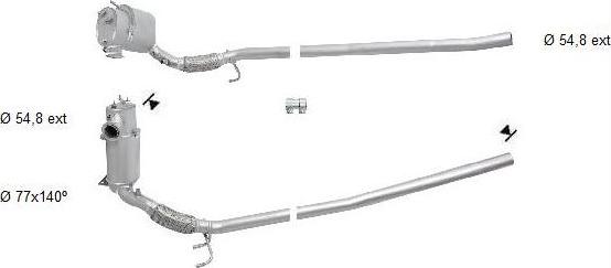 VEGAZ SKK-929QP - Filtre à particules / à suie, échappement droxauto.com