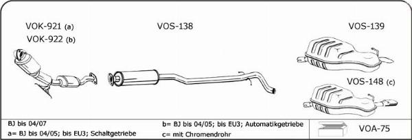 VEGAZ VO106 - Échappement droxauto.com