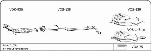 VEGAZ VO101 - Échappement droxauto.com