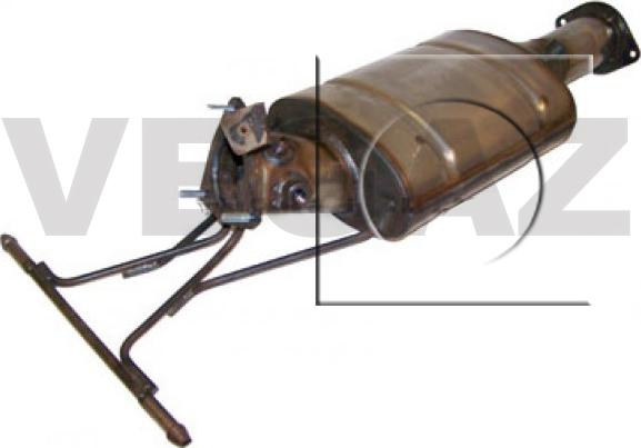 VEGAZ VOK-947 - Filtre à particules / à suie, échappement droxauto.com
