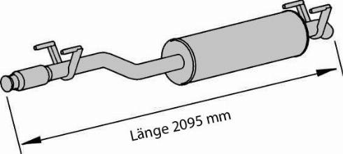 VEGAZ VS-465 - Silencieux central droxauto.com