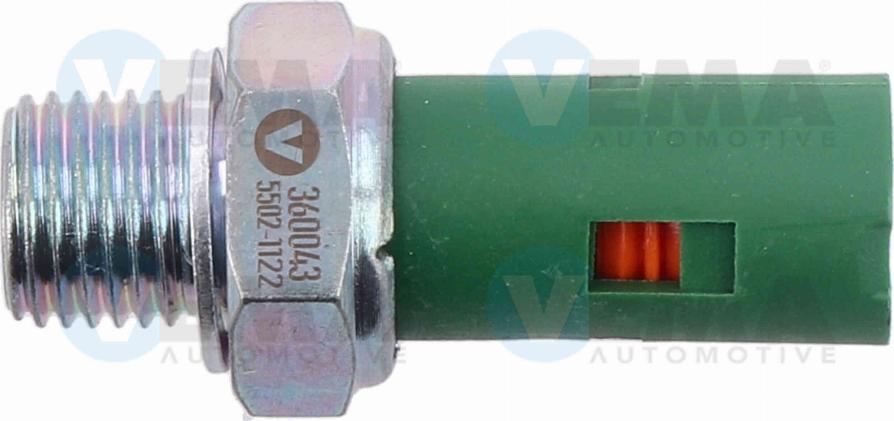VEMA 360043 - Capteur, pression d'huile droxauto.com