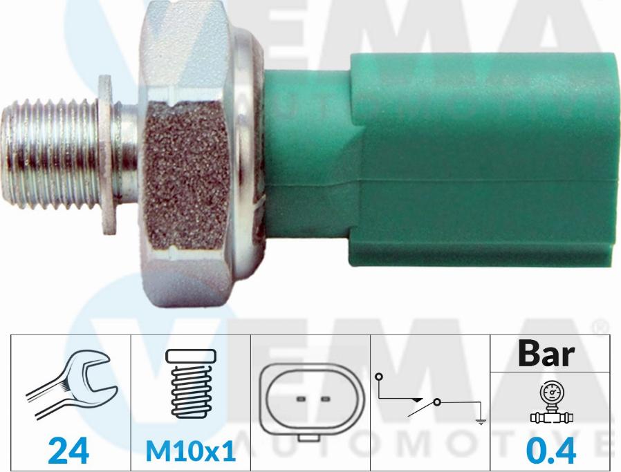 VEMA 360001 - Capteur, pression d'huile droxauto.com