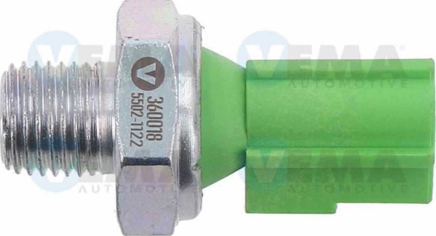 VEMA 360018 - Capteur, pression d'huile droxauto.com