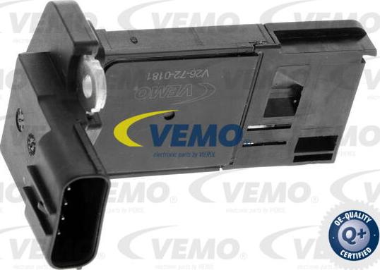 Vemo V26-72-0181 - Débitmètre de masse d'air droxauto.com
